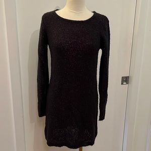 Mango MNG Suit Purple Sweater dress sz small